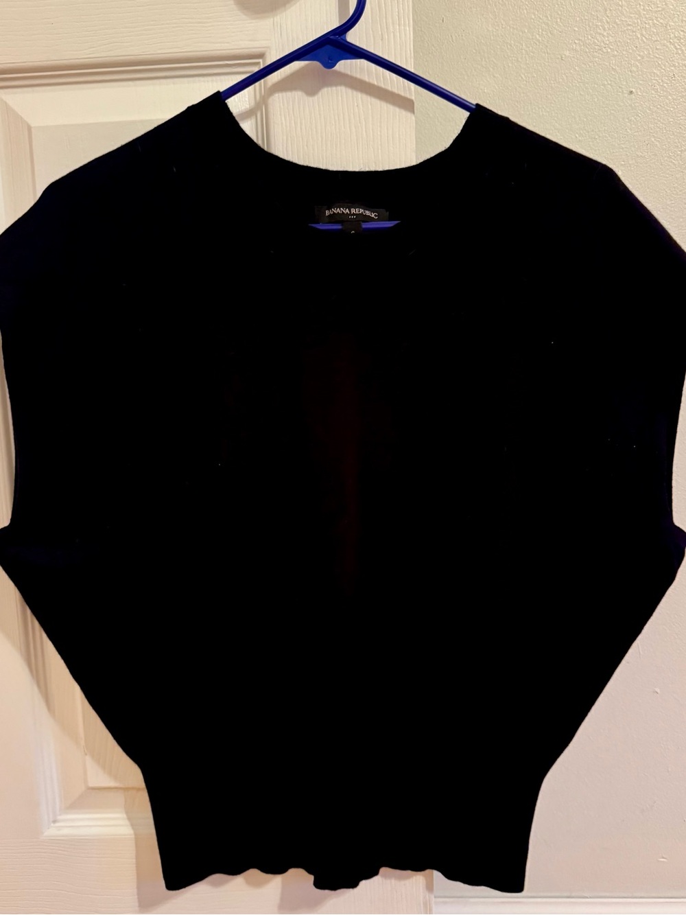Banana Republic Black Dolman Sleeve Top